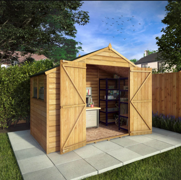 5 x 10 Value Overlap Apex Wooden Shed - Image 2