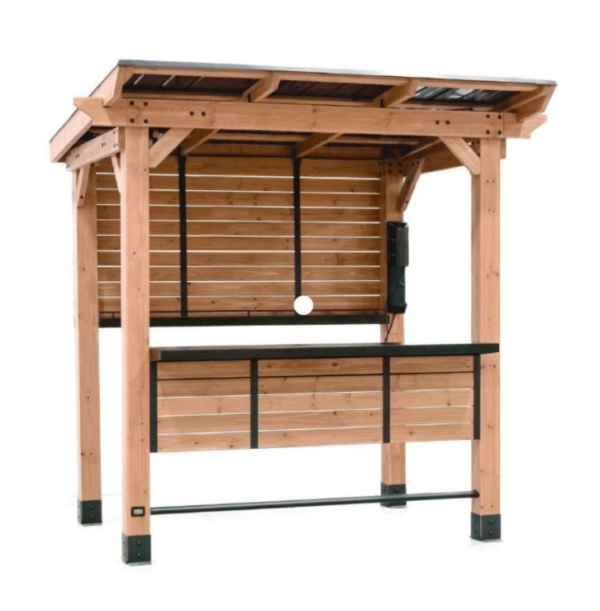 Garden and Wood Backyard Cedar Springs Outdoor Bar