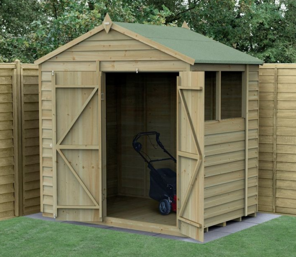 Gardenand Wood- 4Life Pressure Treated Overlap Apex Shed