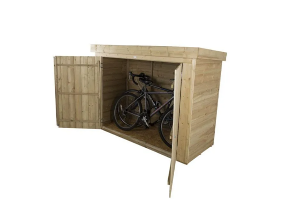 thegardenwood Forest Pent Large Wooden Garden Outdoor Bike Mower Store Pressure Treated - Image 4