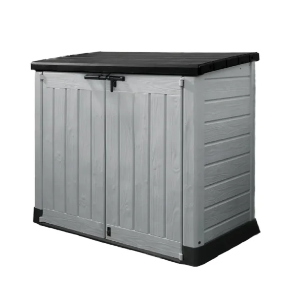 Keter Store It Out Max 1200L Garden Storage Shed – Grey, Outdoor Pent Storage Box, Waterproof, 1250mm x 1455mm - Image 3